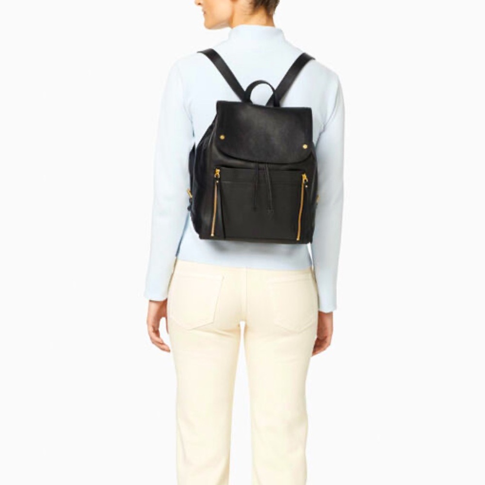 Cole Haan Jade Backpack in black 100% leather